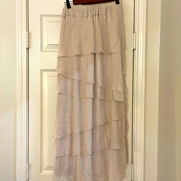 A Rare Bird long layered skirt-hand made with love - Picture 1 of 3